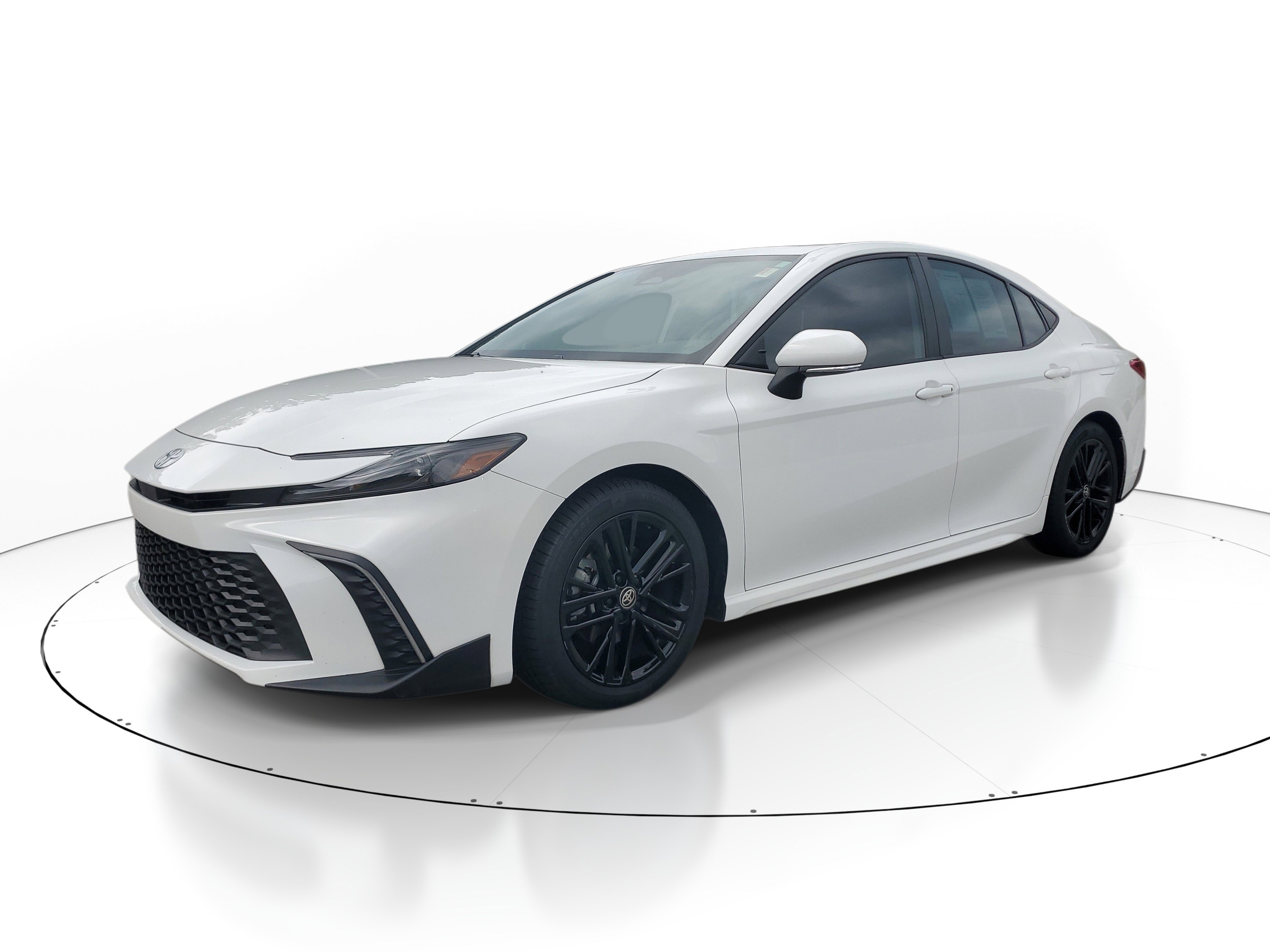 Used 2025 White Toyota SE image 2