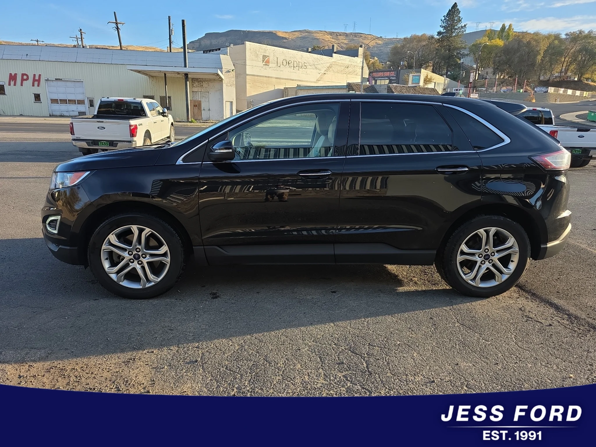 Used 2018 Shadow Black Ford Titanium image 2