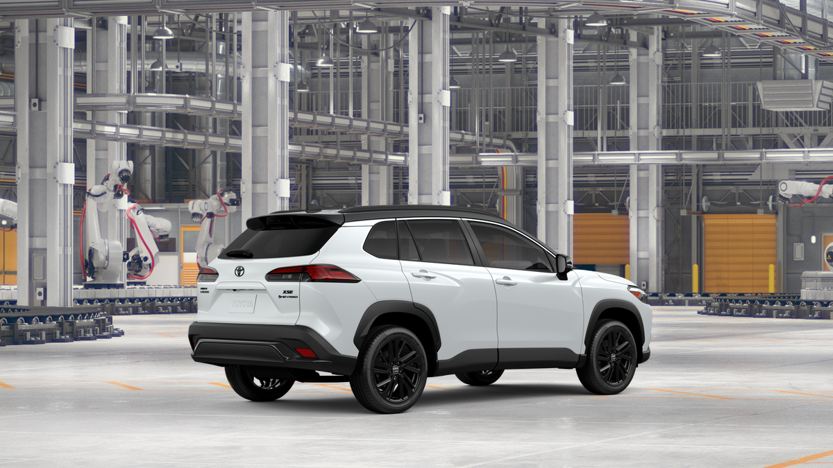 New 2026 Wind Chill Pearl with Jet Black roof Toyota Hybrid XSE image 10