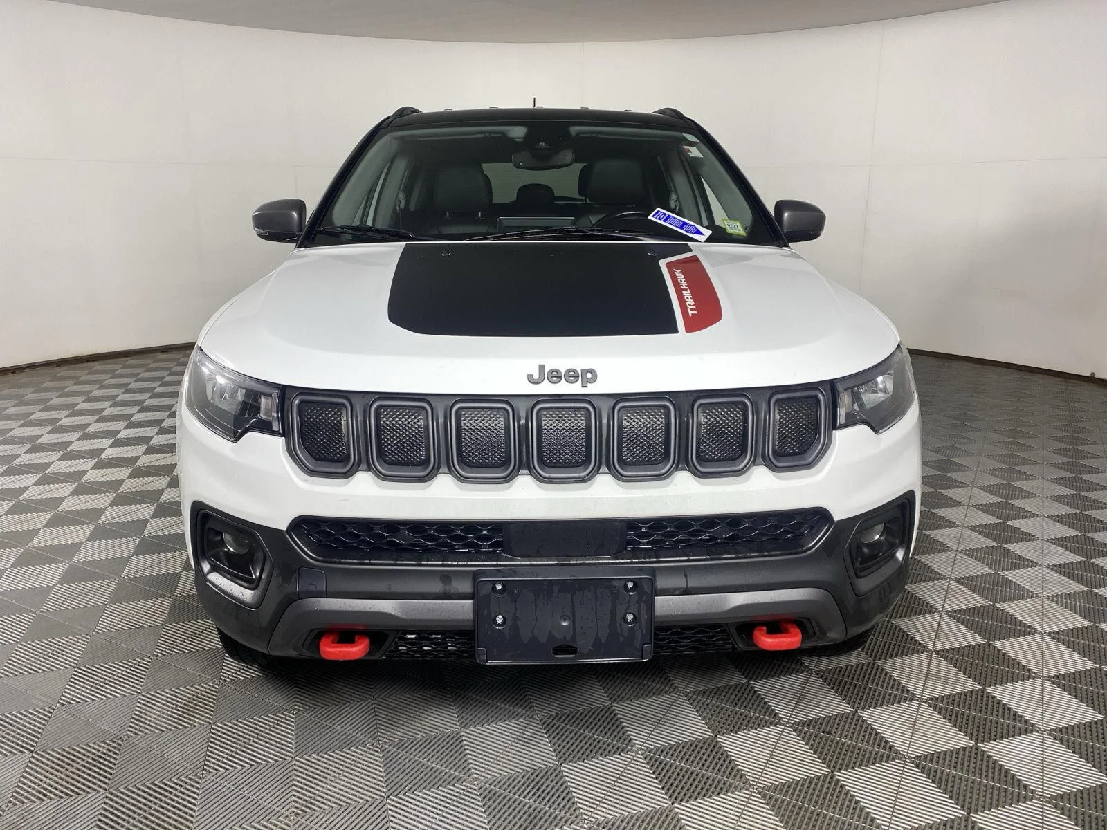 Used 2022 Bright White Clearcoat Jeep Trailhawk image 12