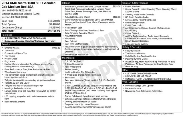 Used 2014 Silver GMC SLT image 28