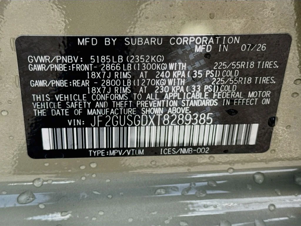 New 2026 Beige Subaru Sport image 40