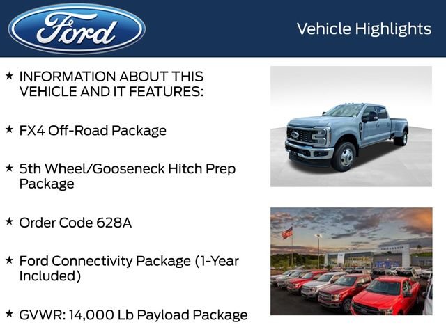 New 2026 Glacier Gray Metallic Tri-Coat Ford F-350® Lariat® image 4