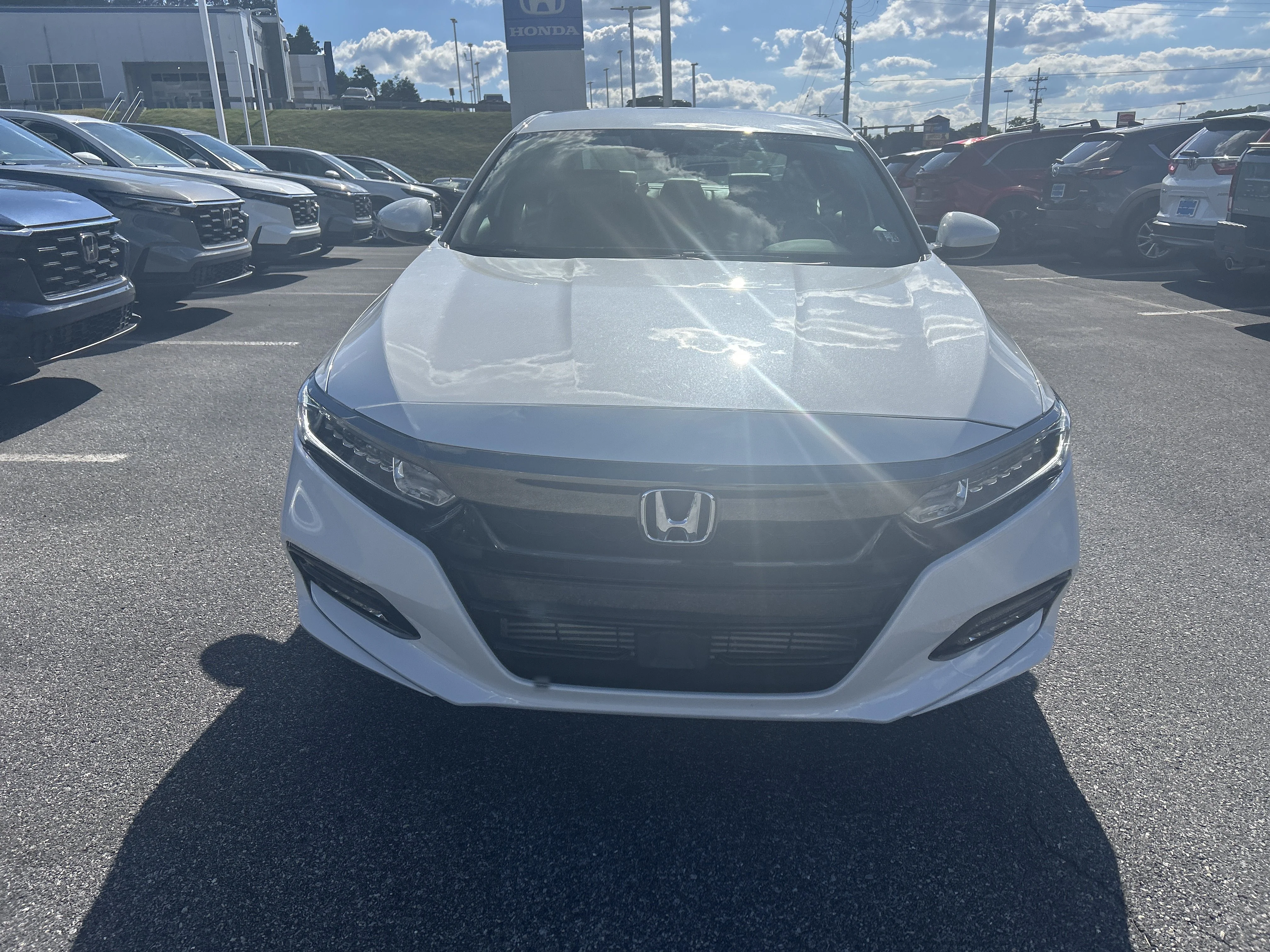Certified Used 2020 Platinum White Pearl Honda Sport image 12