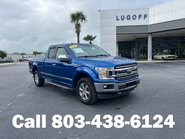 Used 2018 Lightning Blue Ford XLT image 1