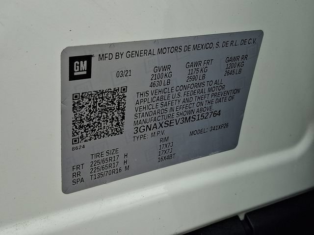 Certified Used 2021 SUMMIT WHITE Chevrolet LS image 24