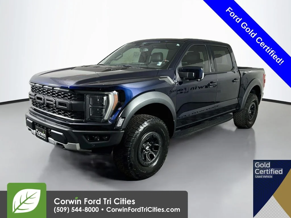Used 2022 Blue Metallic Ford Raptor image 5