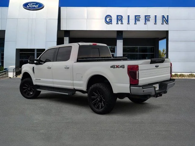 Used 2022 White Metallic Ford Lariat image 9
