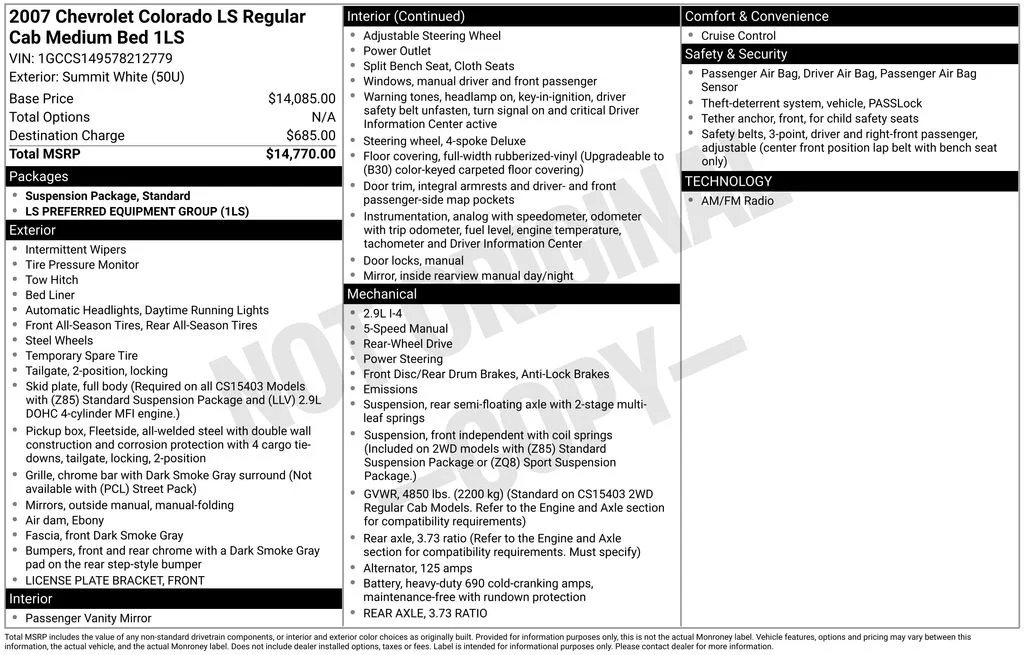 Used 2007 White Chevrolet LS image 32
