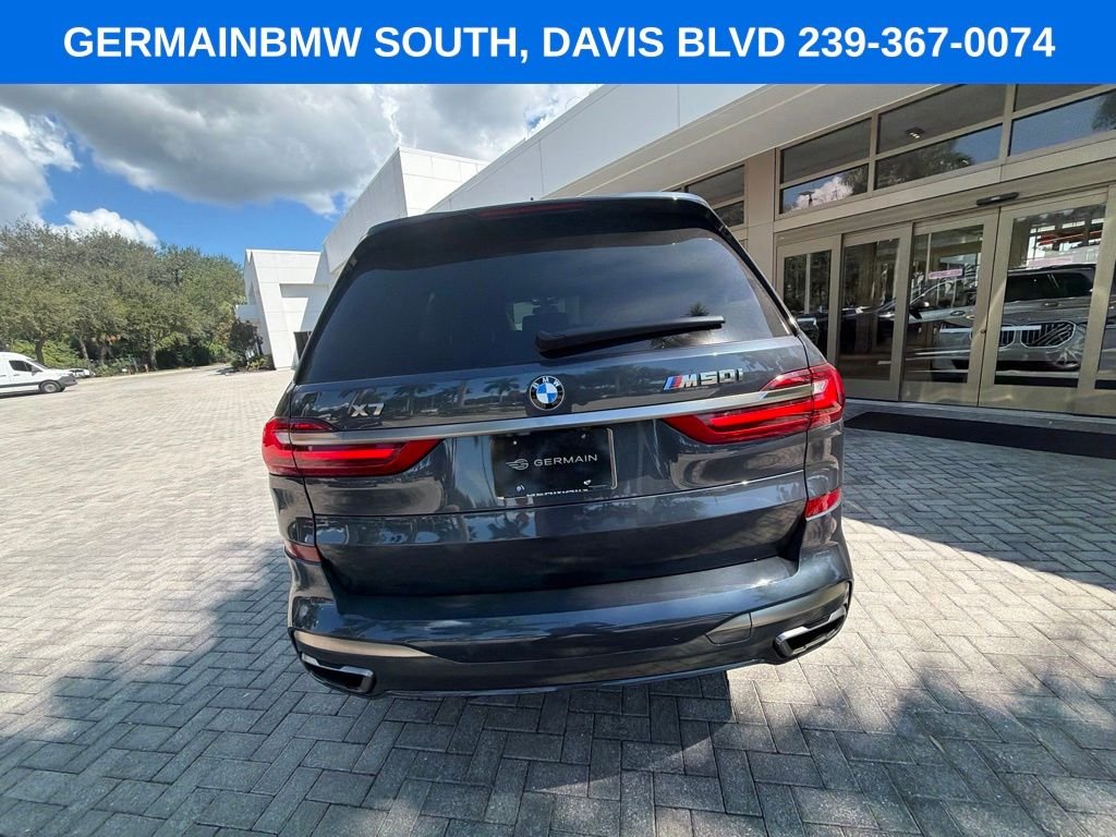 Used 2020 Gray Metallic BMW M50i image 9