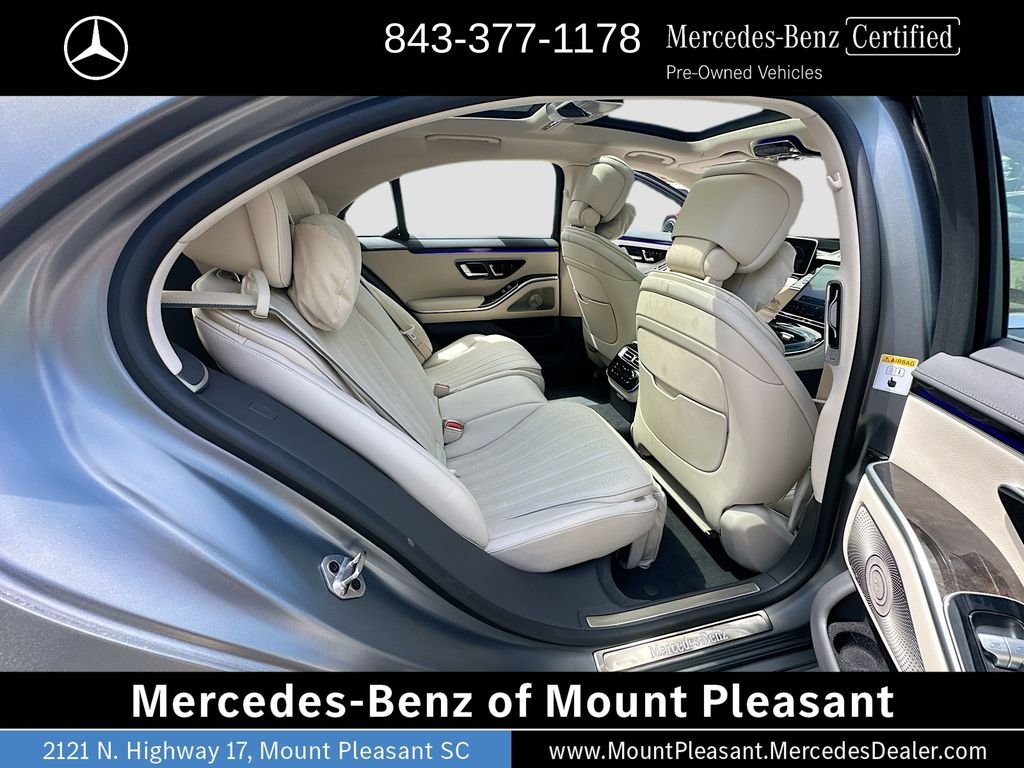 Certified Used 2022 MANUFAKTUR Selenite Gray Magno Mercedes-Benz S 580 image 29