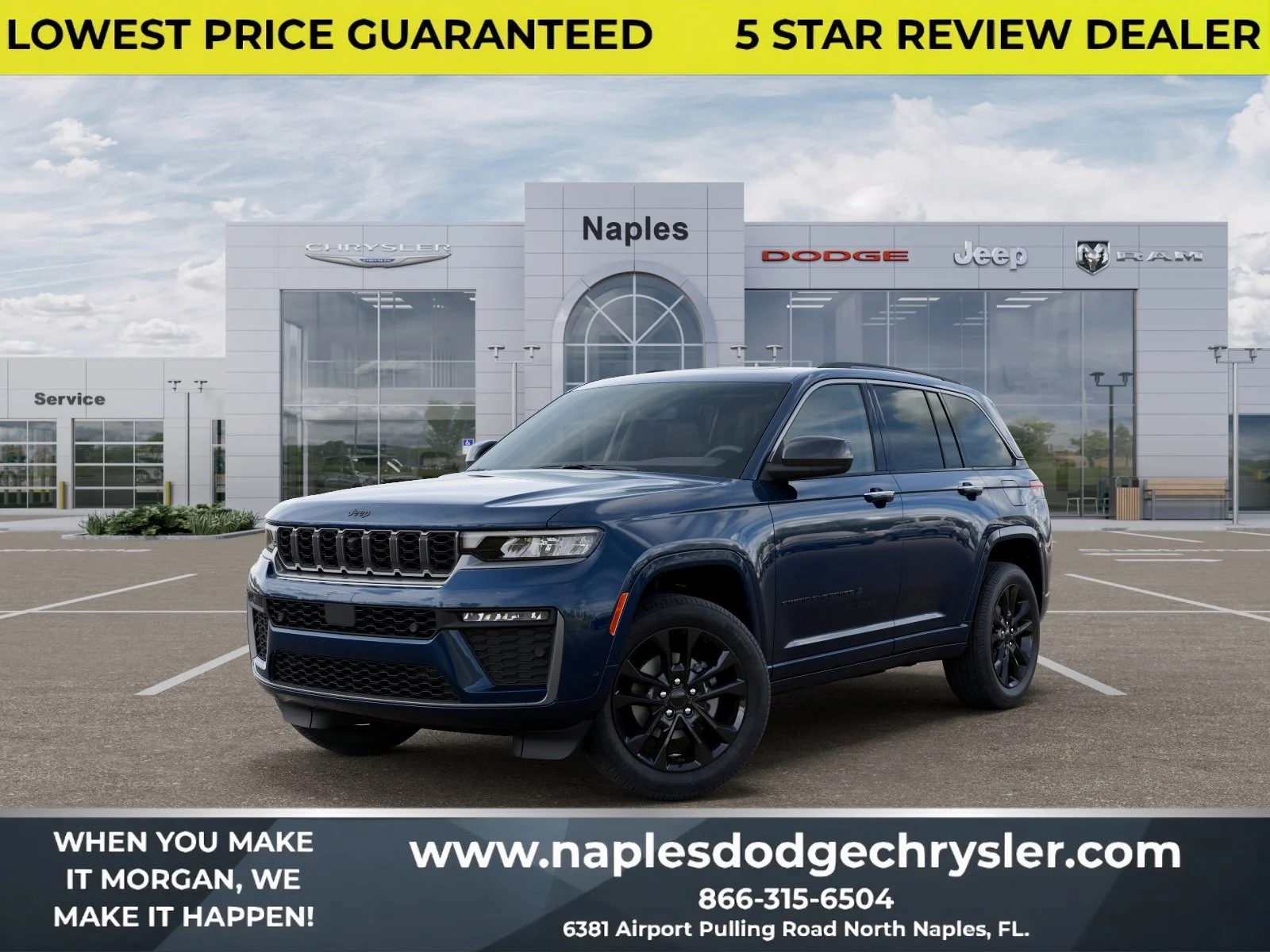 New 2026 Fathom Blue Pearl-Coat Exterior Paint Jeep Limited Reserve image 1