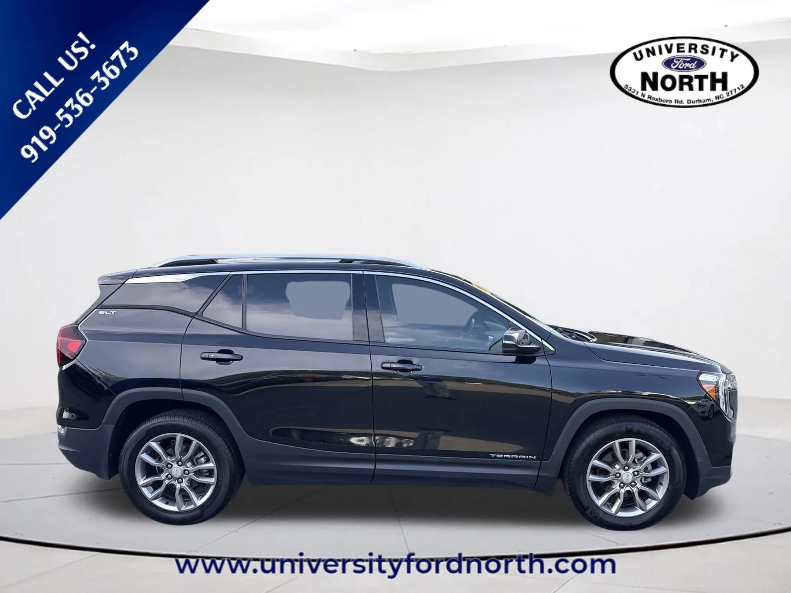 Used 2022 Ebony Twilight Metallic GMC SLT image 8