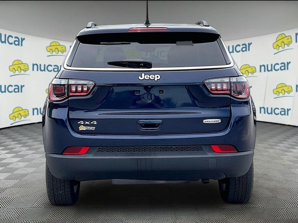Used 2021 Jazz Blue Pearlcoat Jeep Latitude image 5