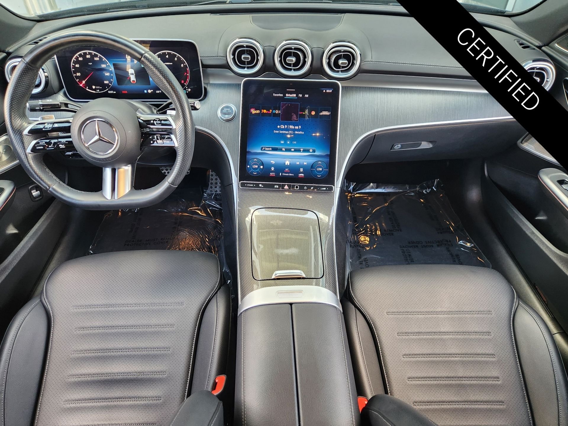 Certified Used 2023 Black Mercedes-Benz C 300 image 2