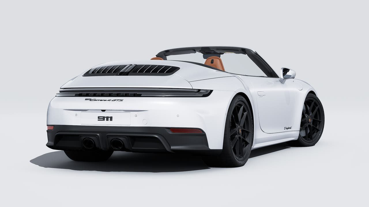 New 2026 Ice Grey Metallic Porsche Carrera 4 GTS Cabriolet image 9