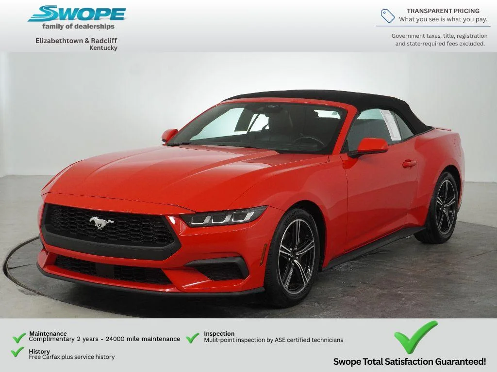Used 2024 Race Red Ford EcoBoost Premium image 8
