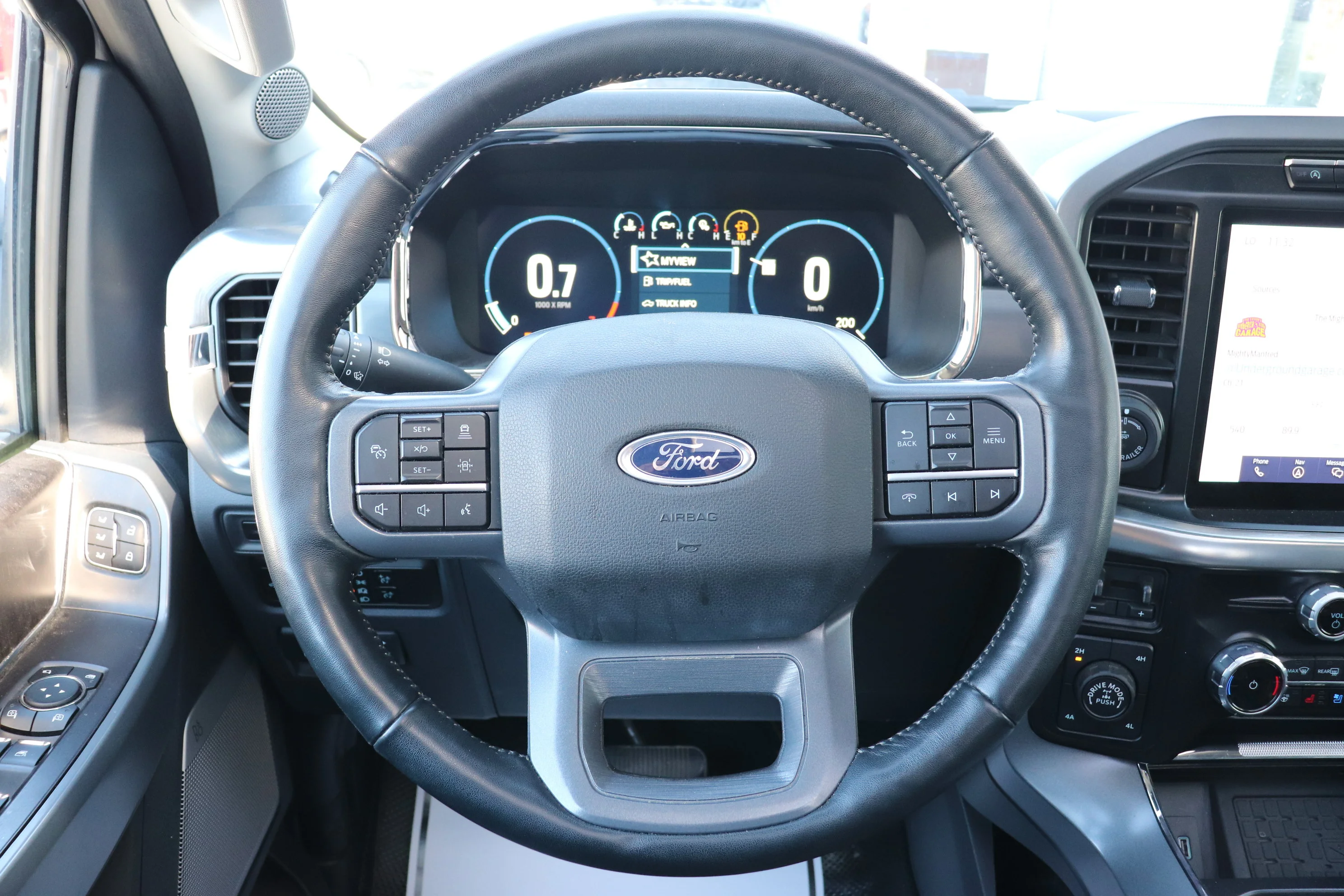 Used 2023 White Ford XL 4WD SuperCrew 5.5