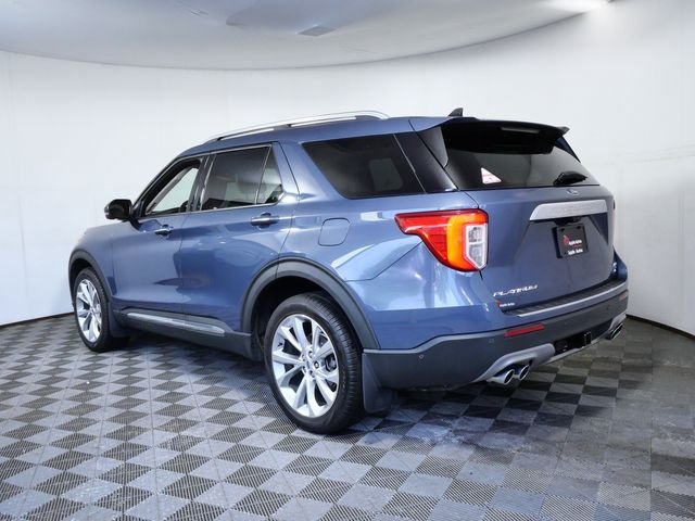 Certified Used 2021 Blue Ford Platinum image 4