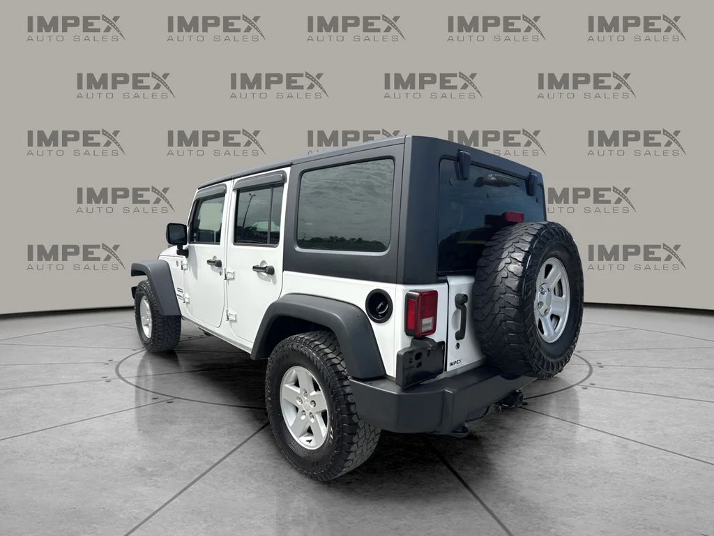 Used 2017 White Jeep Unlimited Sport image 3