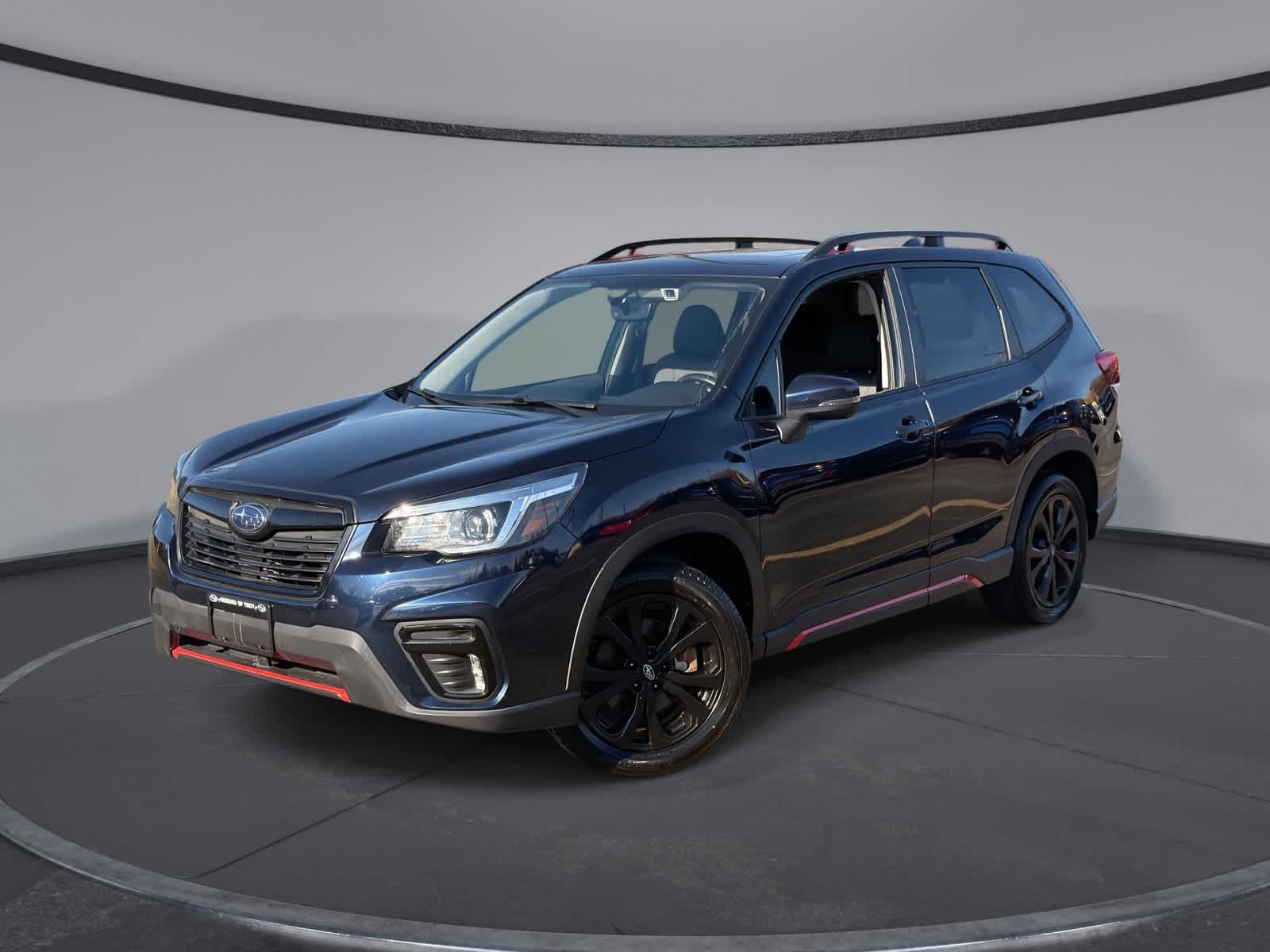 Used 2020 Dark Blue Pearl Subaru Sport image 1