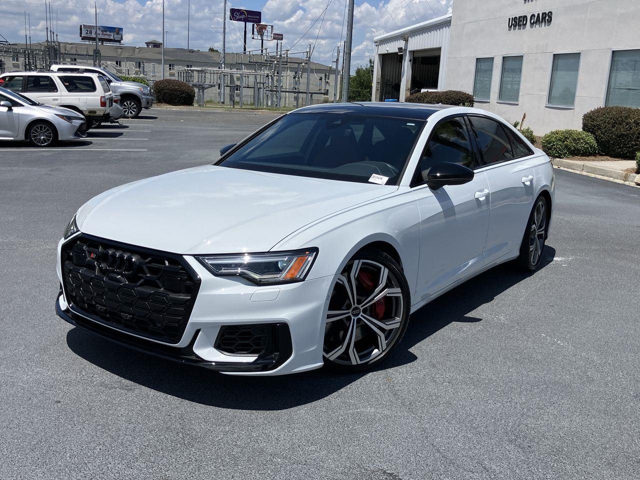 Used 2025 White (Glacier White Metallic) Audi Premium Plus image 1