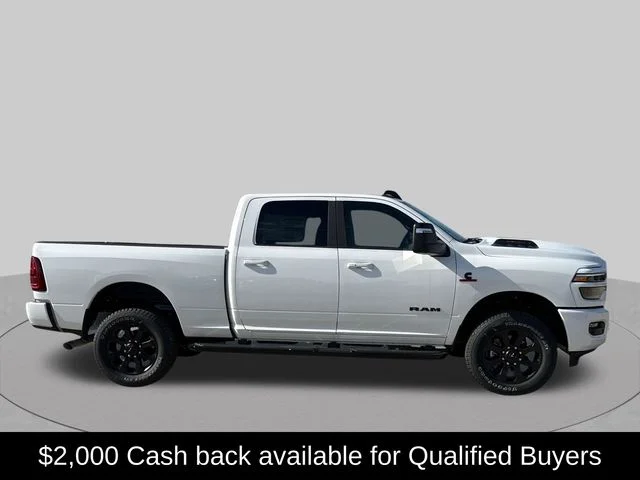 New 2026 Bright White Clear-Coat Exterior Paint RAM Laramie image 2