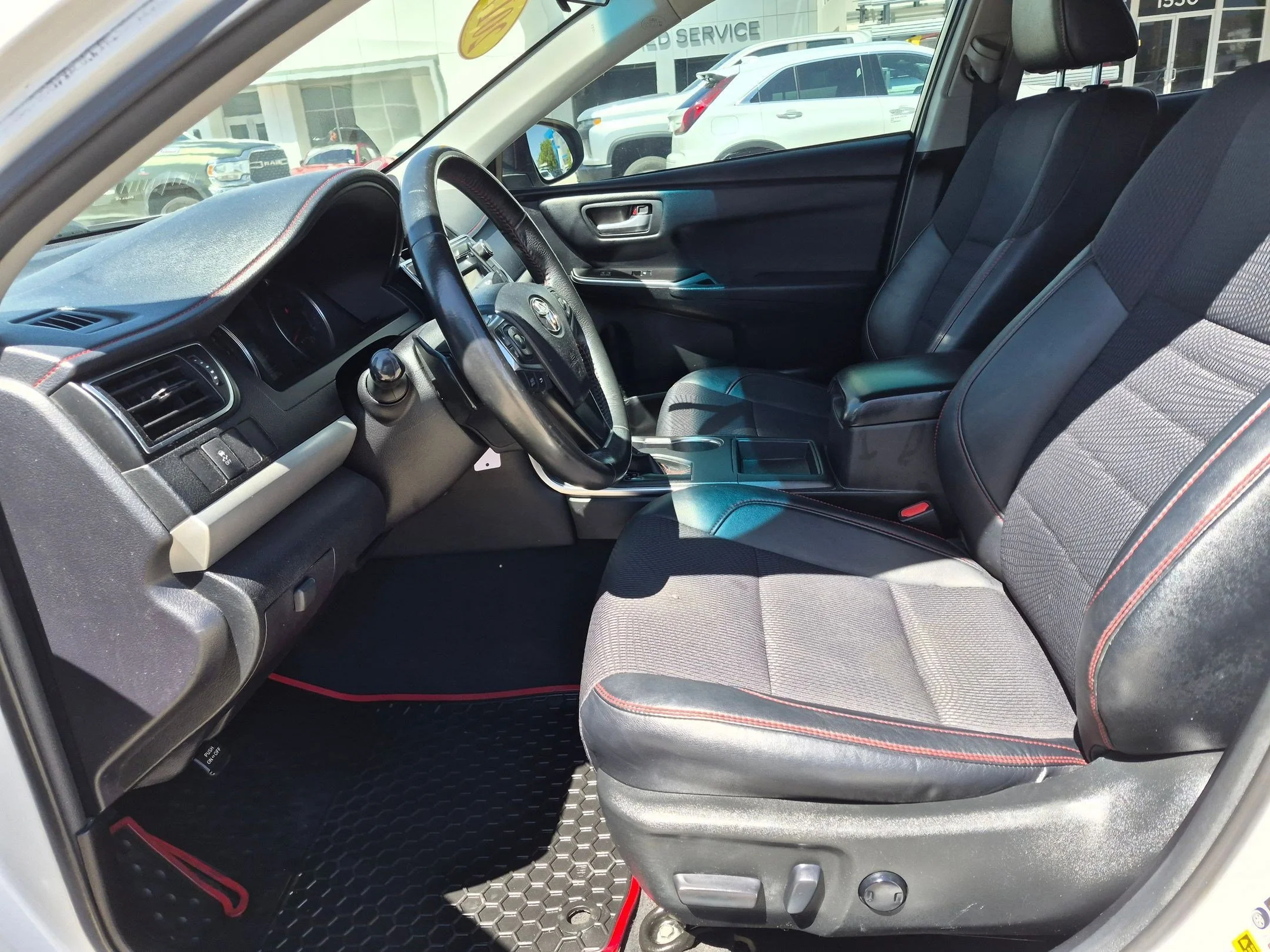 Used 2017 Super White Toyota SE image 14