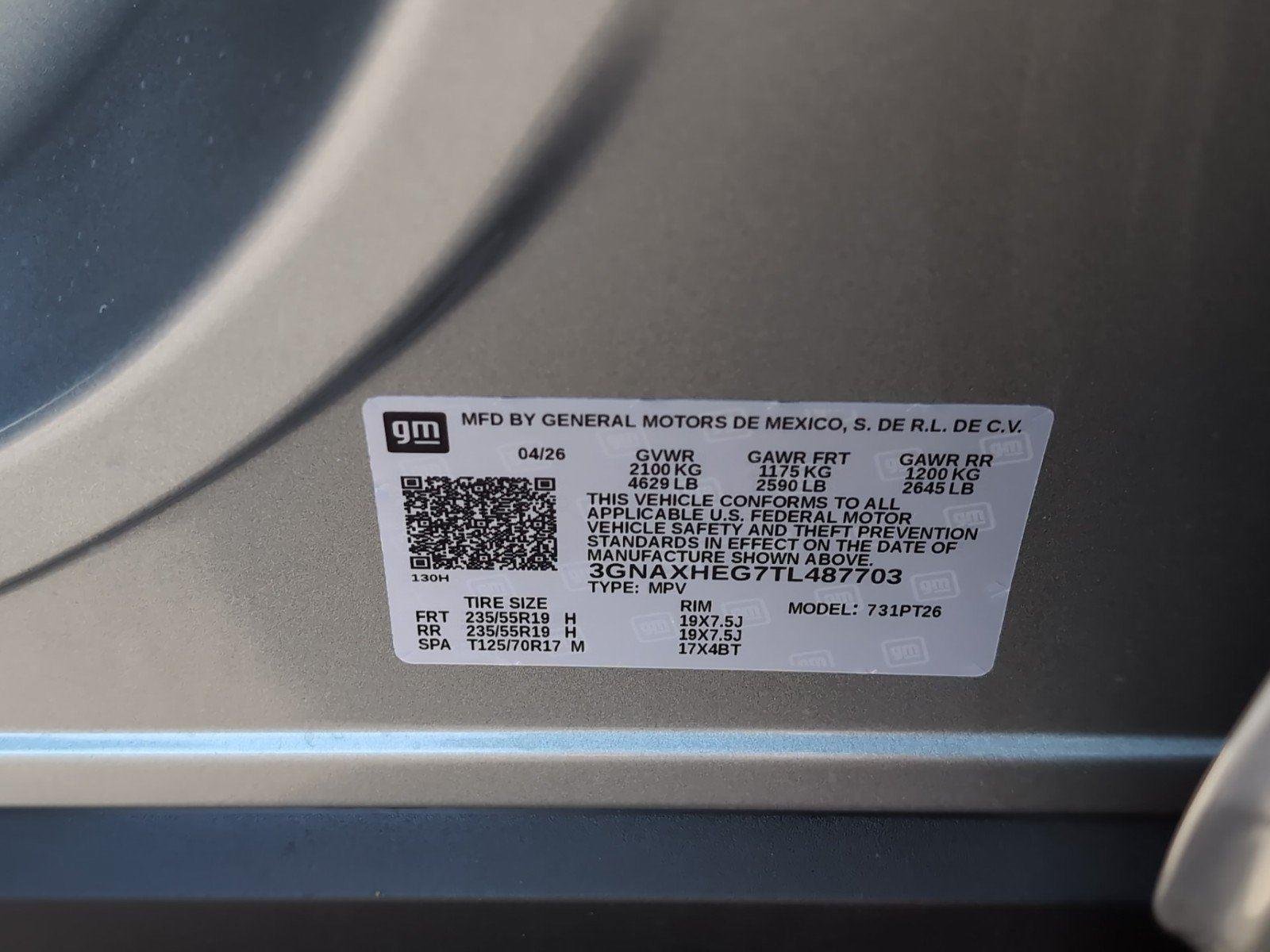 New 2026 Sterling Gray Metallic Chevrolet LT image 13