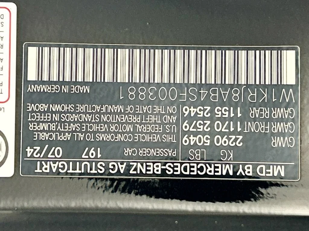 Used 2025 Obsidian Black Metallic Mercedes-Benz Base image 30