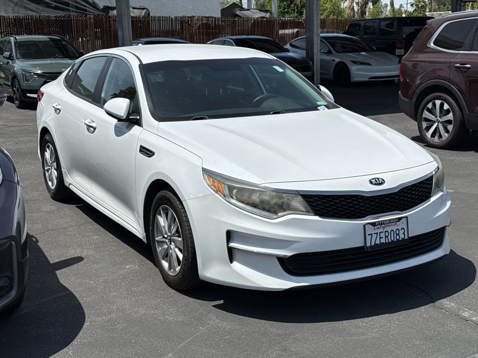 Used 2017 Kia Optima LX with VIN 5XXGT4L38HG176100 for sale in Cathedral City, CA