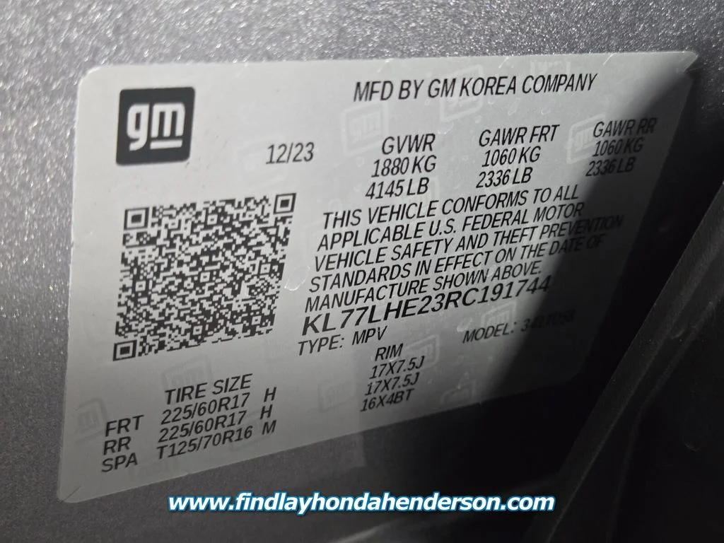 Used 2024 Sterling Gray Metallic Chevrolet LT image 13