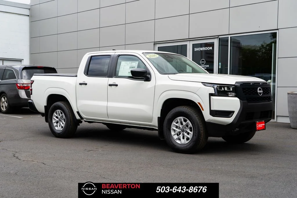 New 2026 Glacier White Nissan Crew Cab S image 1