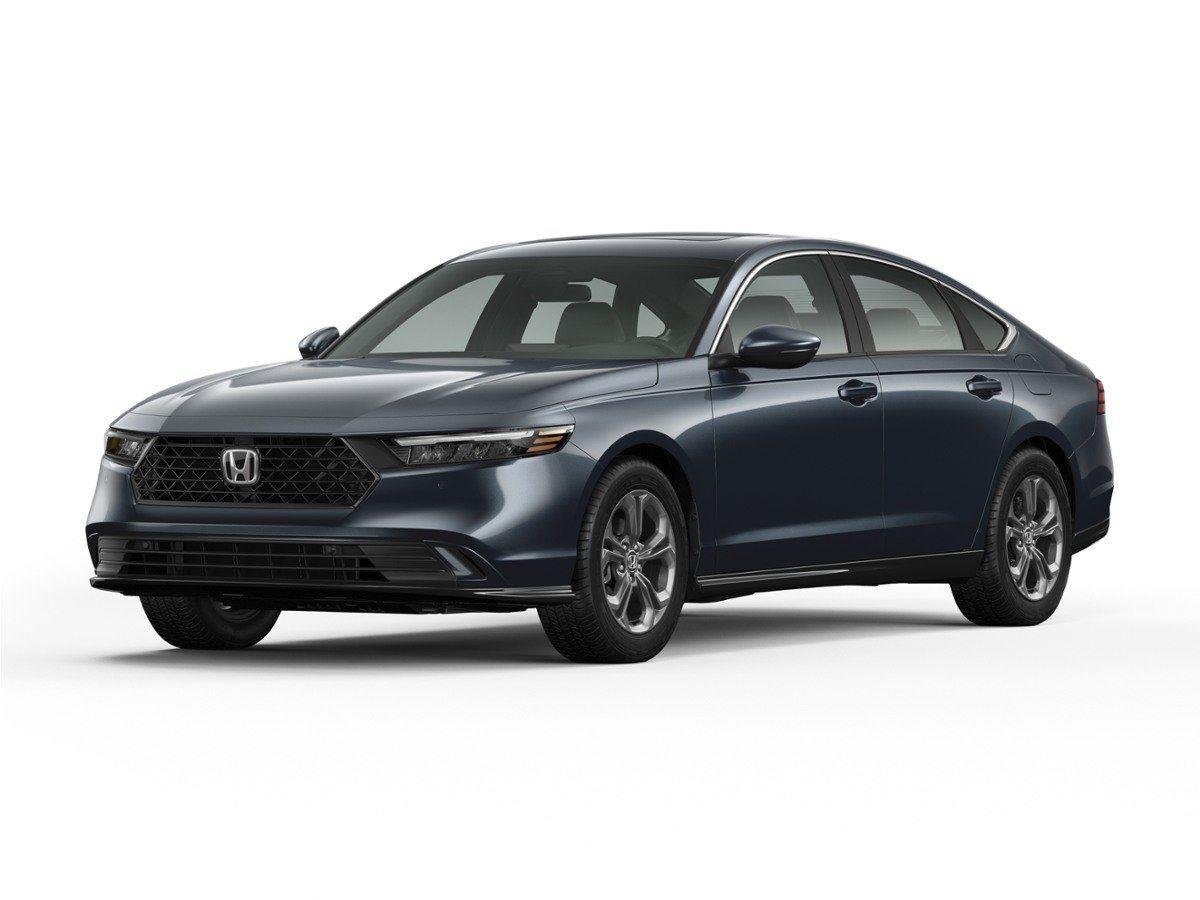 New 2026 Radiant Red Metallic Honda EX-L Hybrid image 1