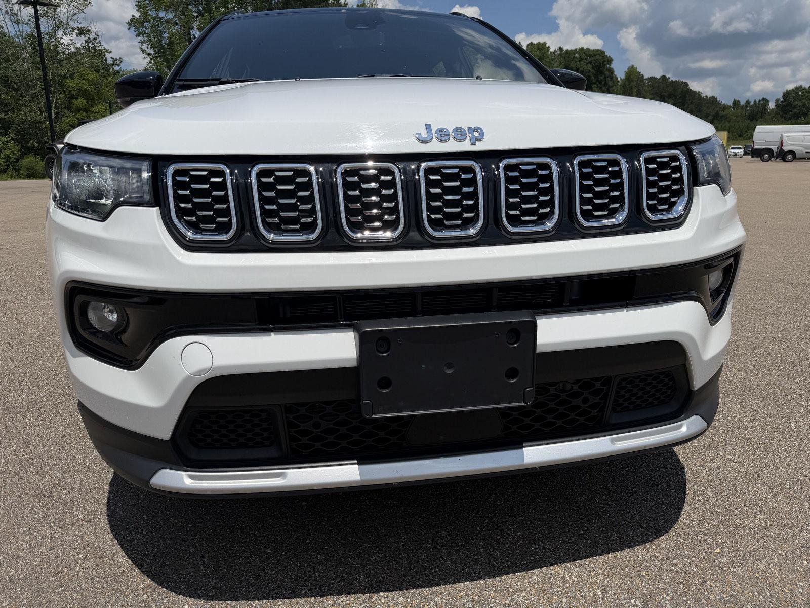 Used 2025 Bright White Clearcoat Jeep Limited image 23