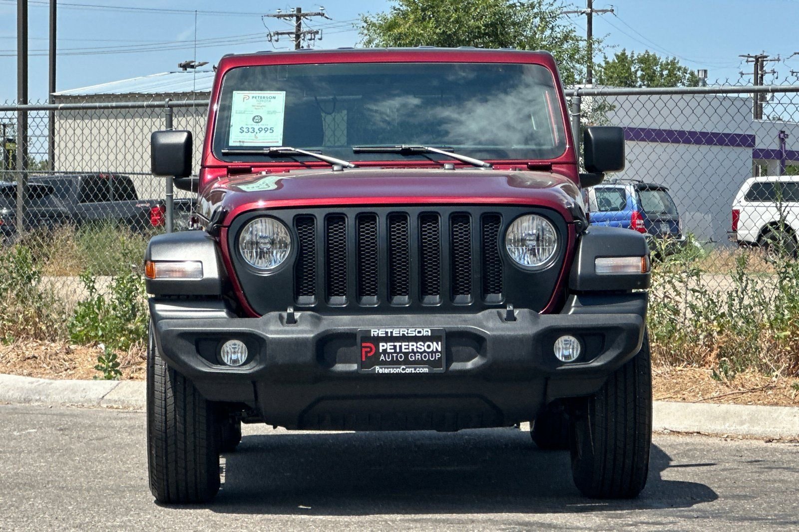 Used 2021 Red Jeep Sport S image 9
