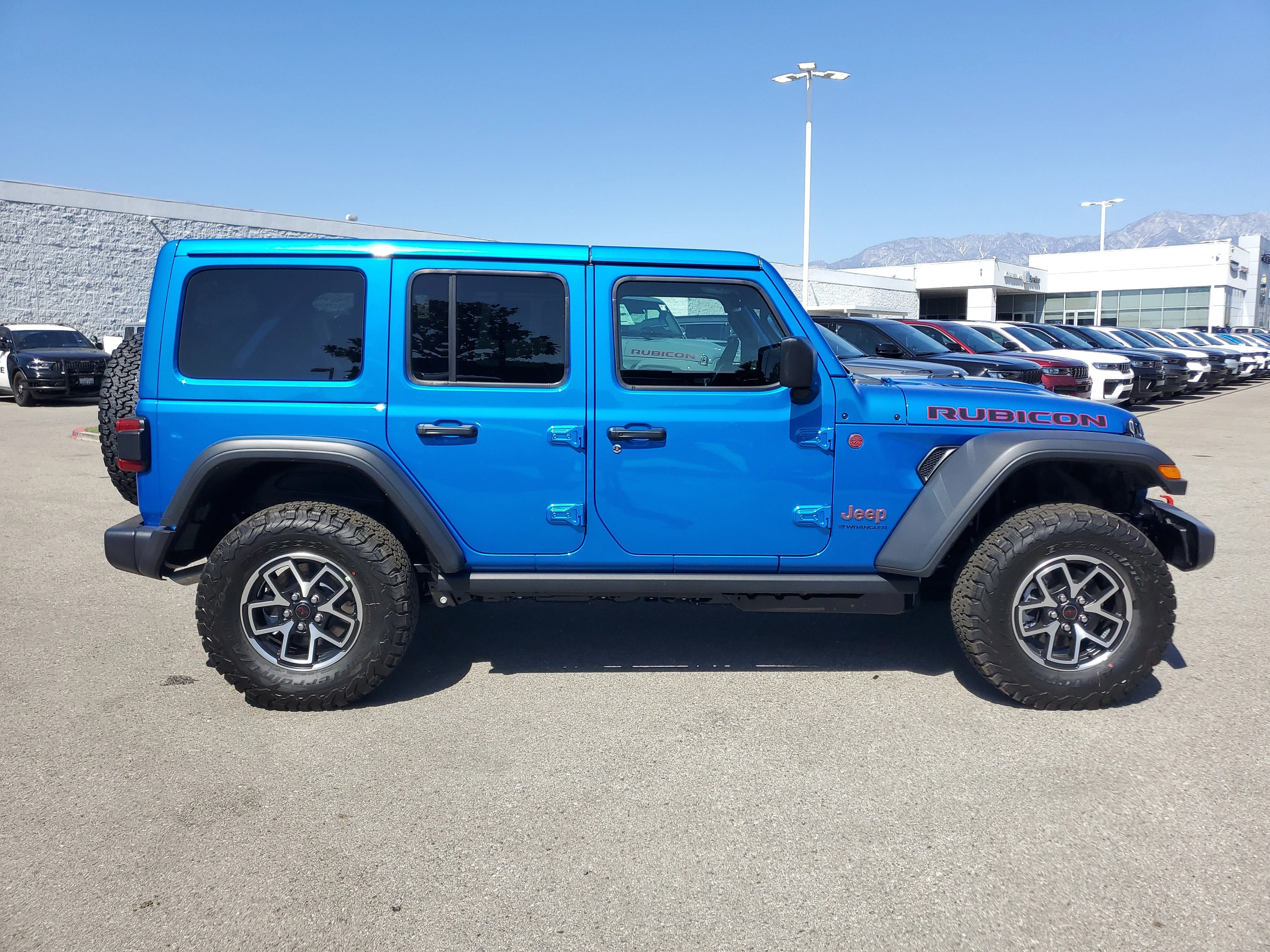 New 2026 Hydro Blue Pearlcoat Jeep Rubicon image 2