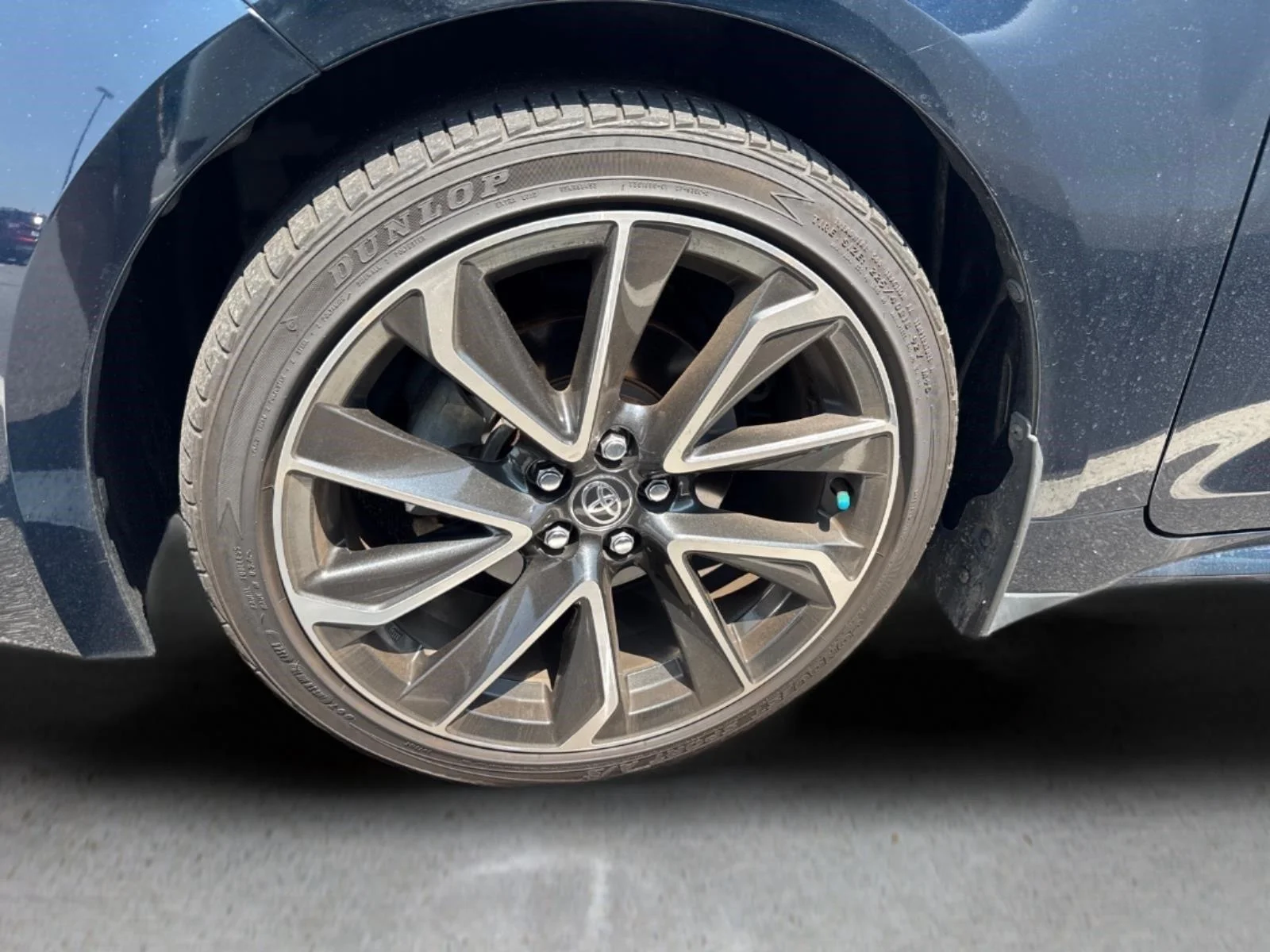 Used 2022 Galactic Aqua Mica TOYOTA XSE image 3