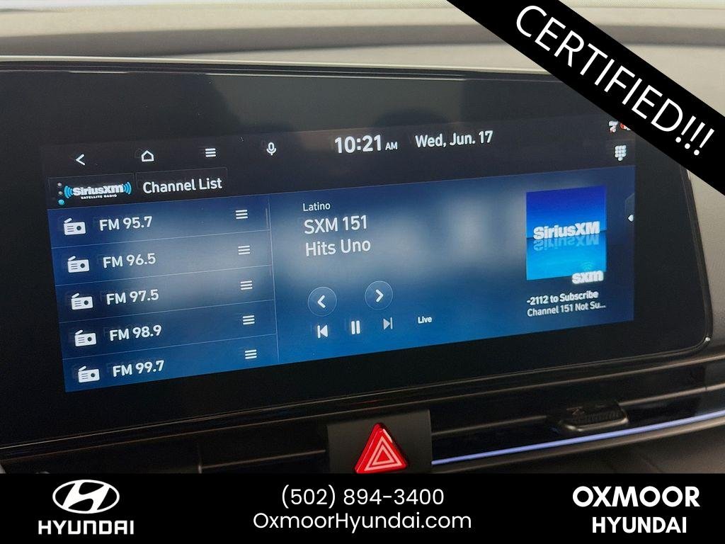 Certified Used 2025 Serenity White Hyundai SEL Sport image 15