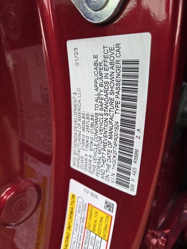 Used 2023 Radiant Red Metallic Honda Sport-L image 31
