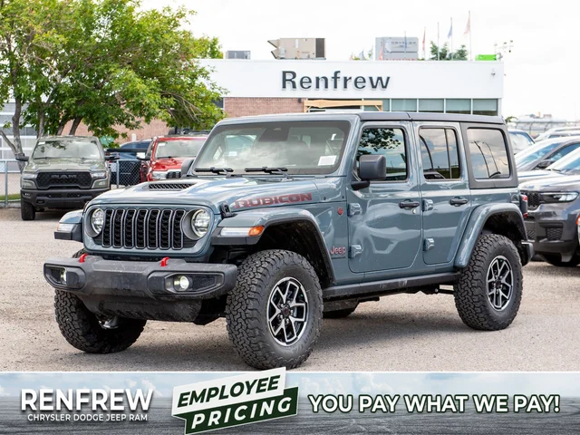 2026 Jeep Wrangler Rubicon* 4 Door 4x4, Nappa Leather, Safety Group, Front/Rear Lockers