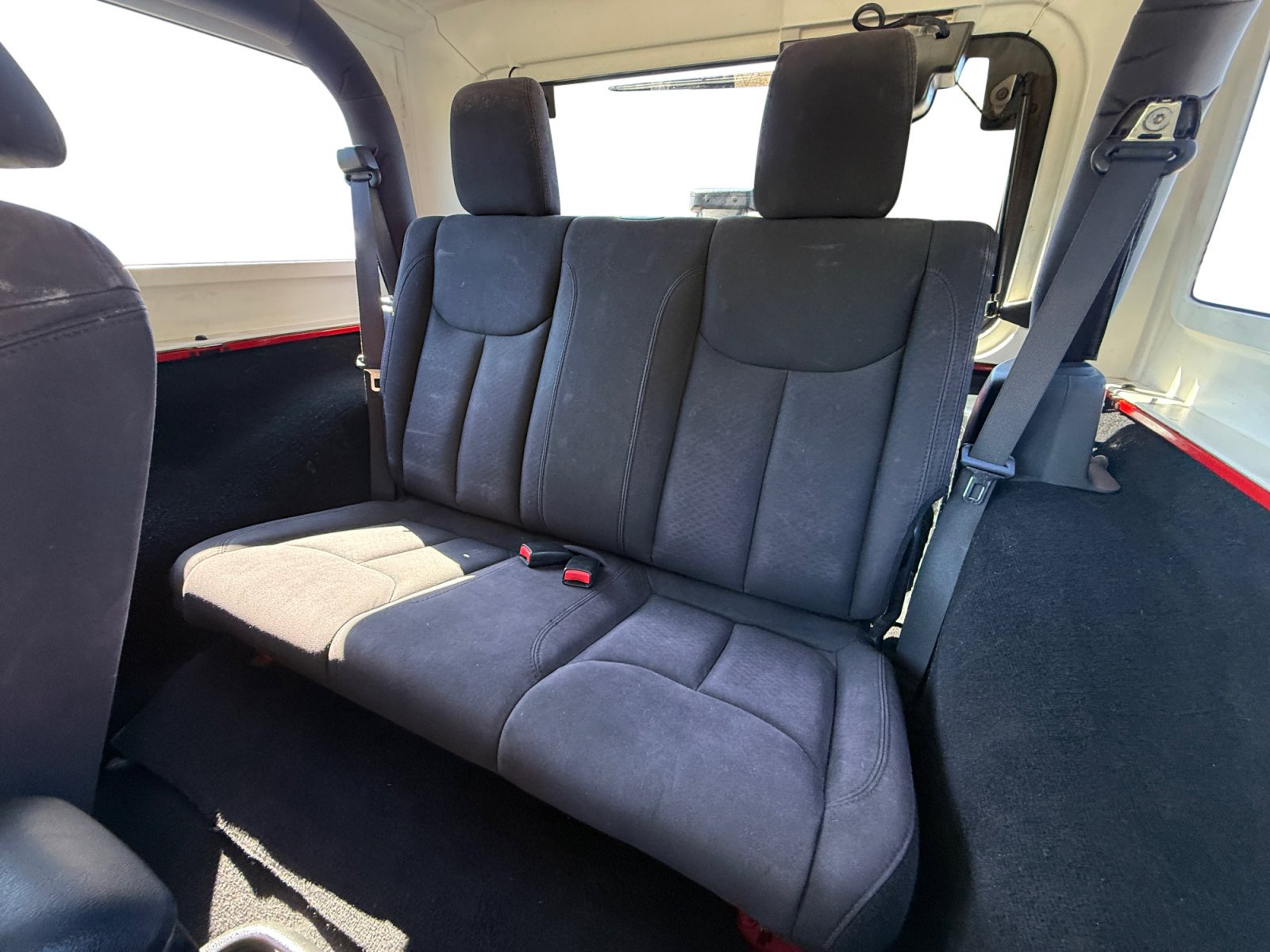 Used 2014 Flame Red Clearcoat Jeep Sport image 16