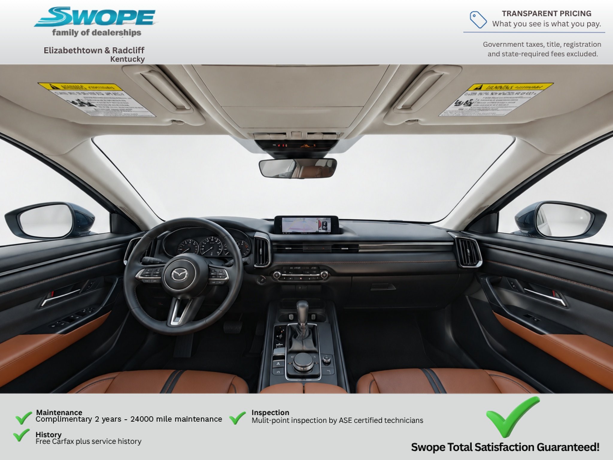 Used 2024 Wind Chill Pearl Mazda 2.5 Turbo Premium Plus Package image 12