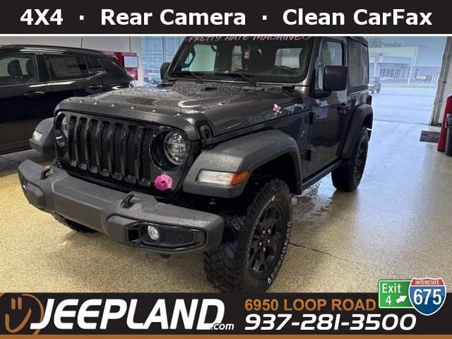 Used 2021 Granite Crystal Metallic Clearcoat Jeep Willys image 1