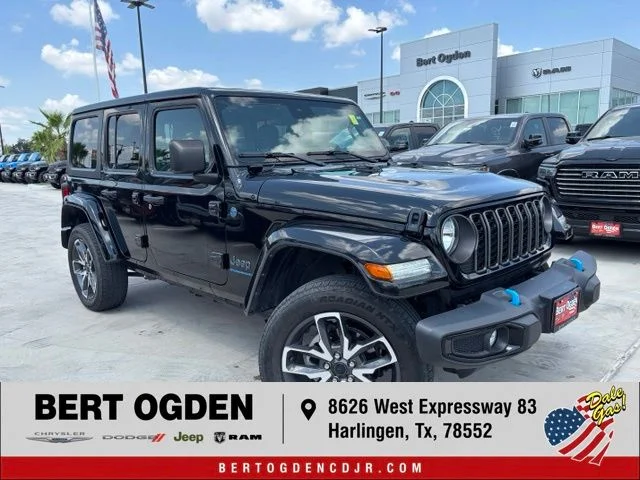 Used 2024 Black Jeep Sport S 4xe image 1