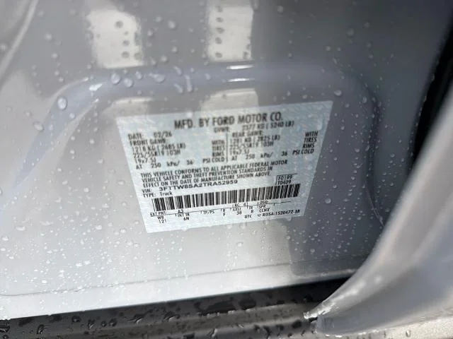 New 2026 Space White Metallic Ford Lariat® image 62
