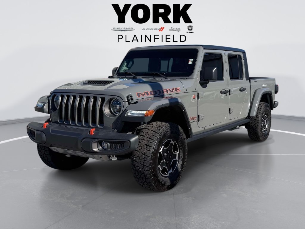 Gray 2023 Jeep Gladiator Pickup Truck Four-Wheel Drive 