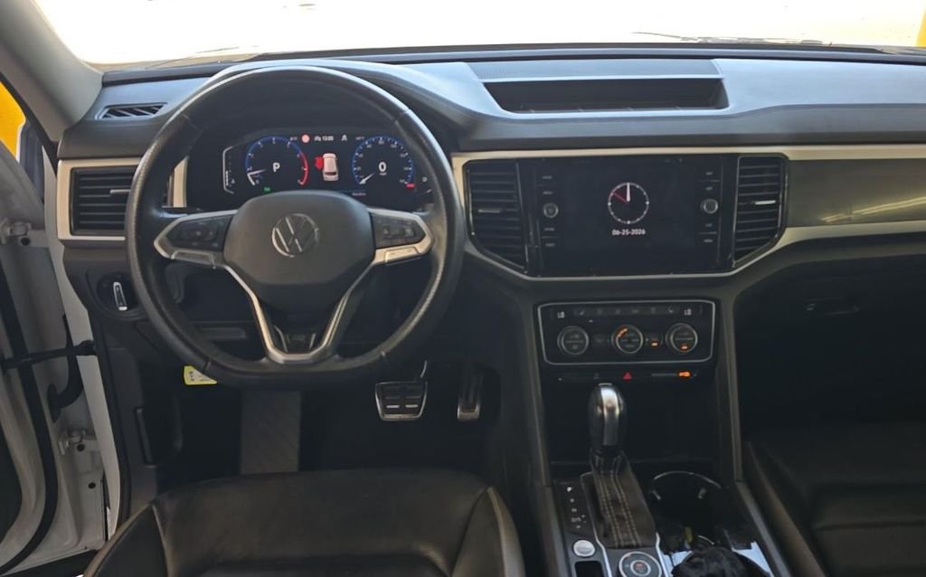Used 2021 White Volkswagen 3.6L V6 SEL Premium R-Line image 6