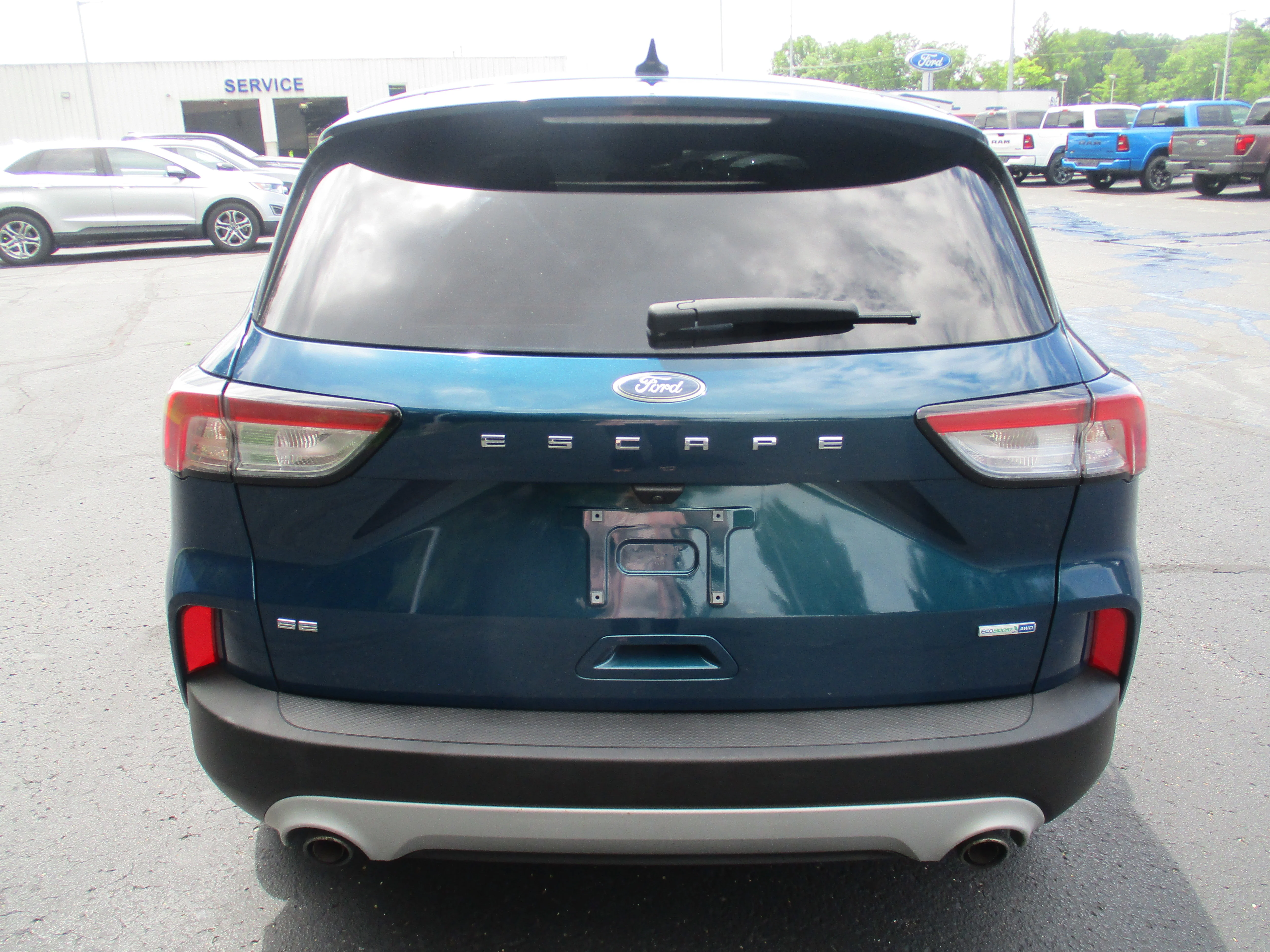 Used 2020 Dark Persian Green Metallic Ford SE image 51
