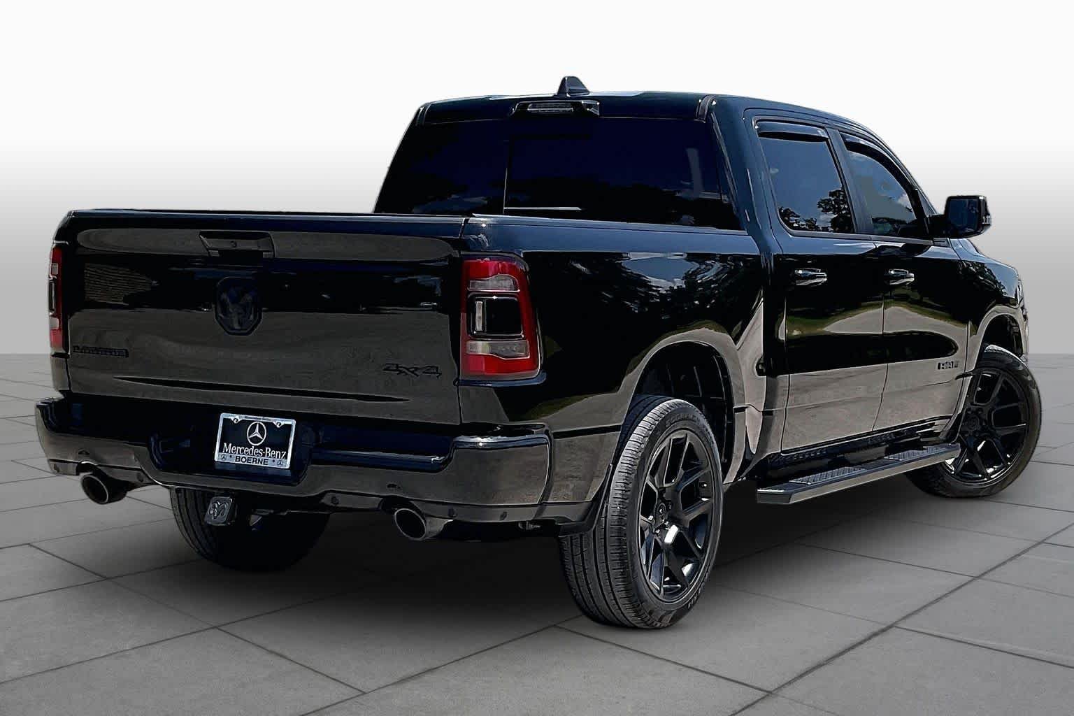 Used 2024 Diamond Black Crystal Pearlcoat Ram Laramie image 13